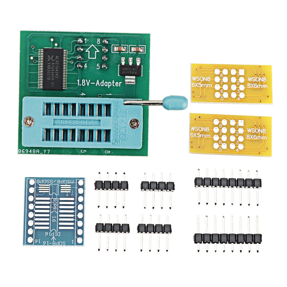 EZP2019 High-speed USB SPI Programmer Support24 25 93 EEPROM 25 Flash BIOS Chip + 12 Adapters - Image 2