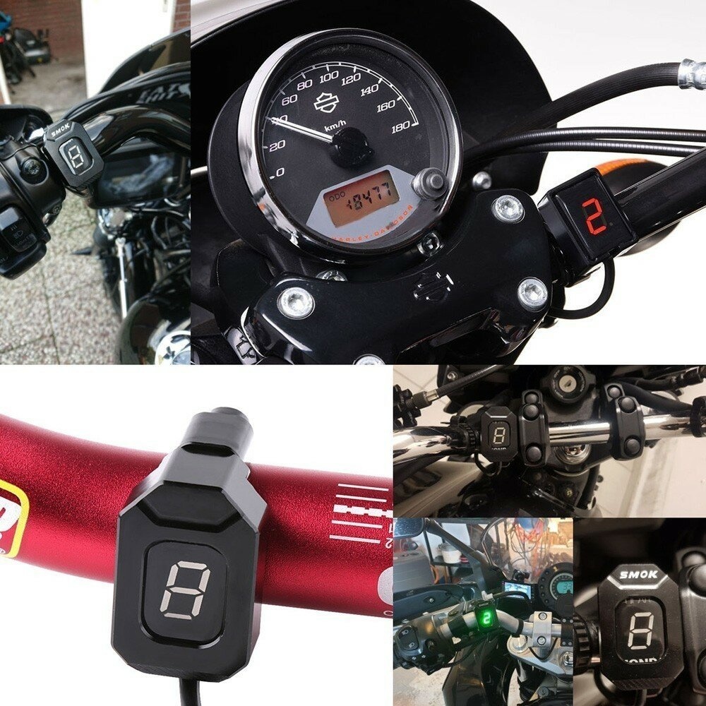 Motorcycle Handlebar 22mm 28.6mm Modified Gear Display DIY Protection Bracket Universal - Blue - Image 2