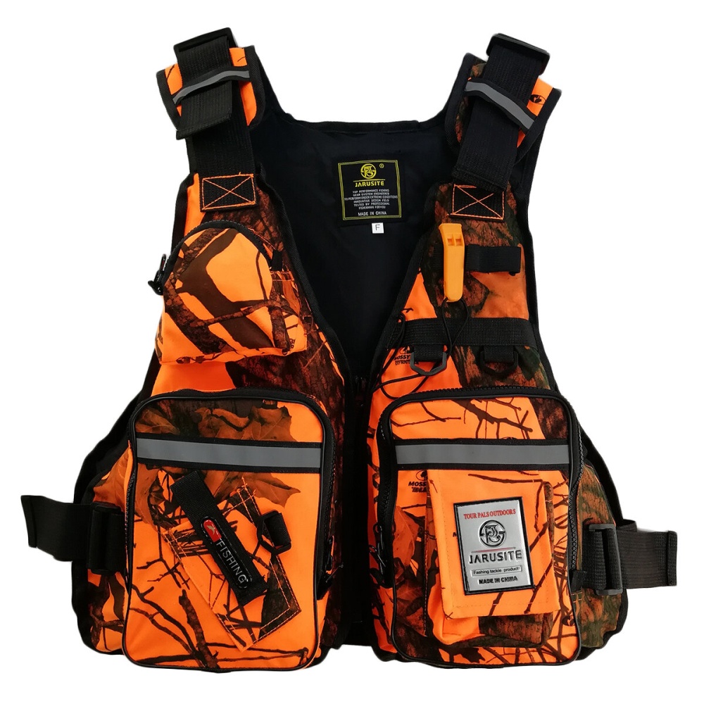 Adult Adjustable Life Jacket Vest Kayak Reflective Marine Sailing Kayak Fishing - 2 - Image 2