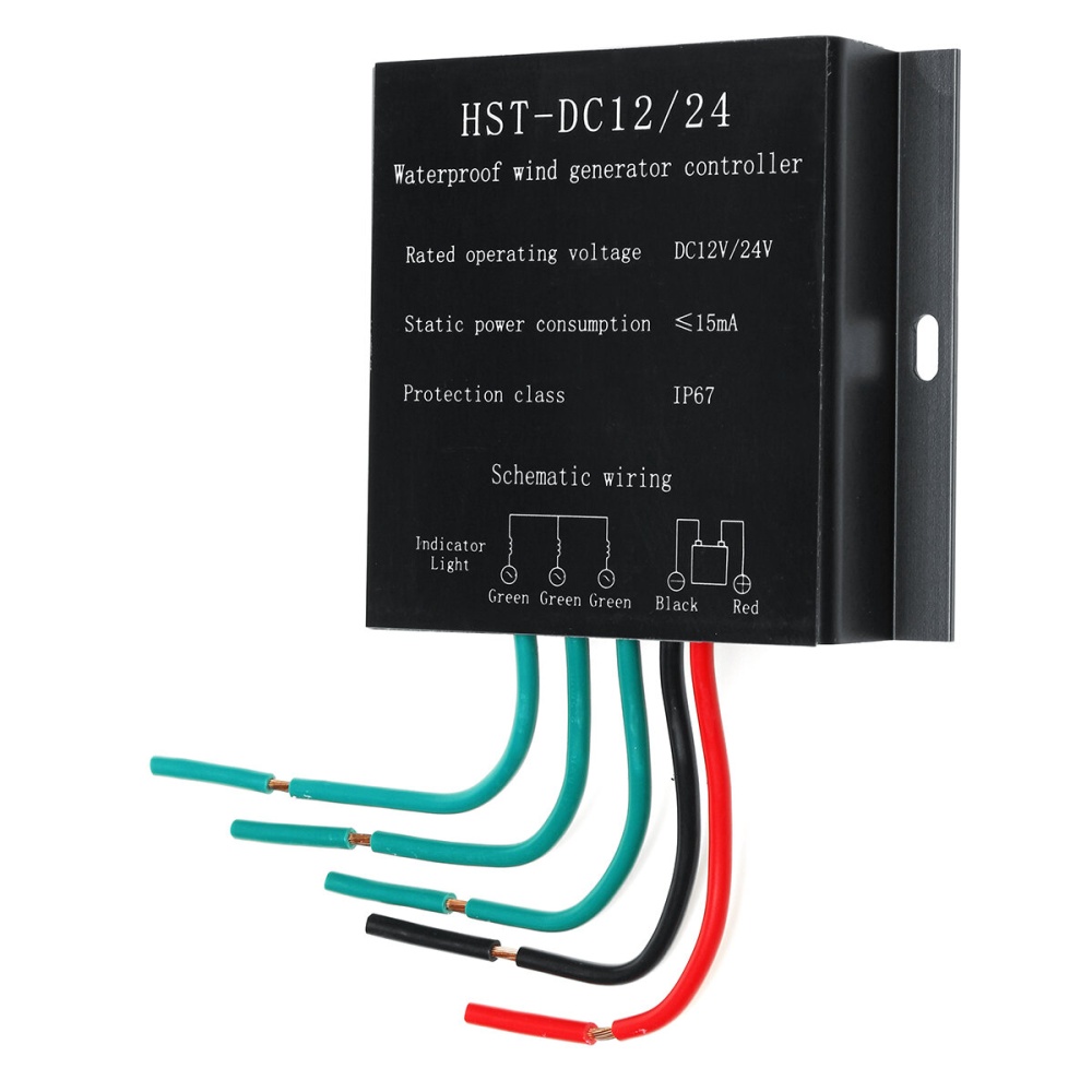 800W 12V/24V Wind Turbine Generator Battery Charge Controller Regulator - Image 2