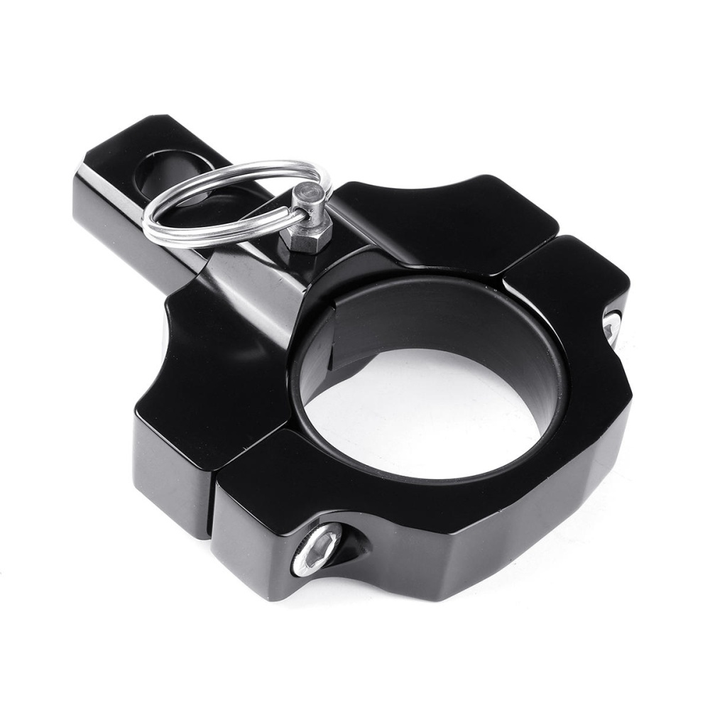 Quick Release 1.75inch/2inch Whip Flagpole Light Bracket ATV Mount Black Cast Aluminum - M