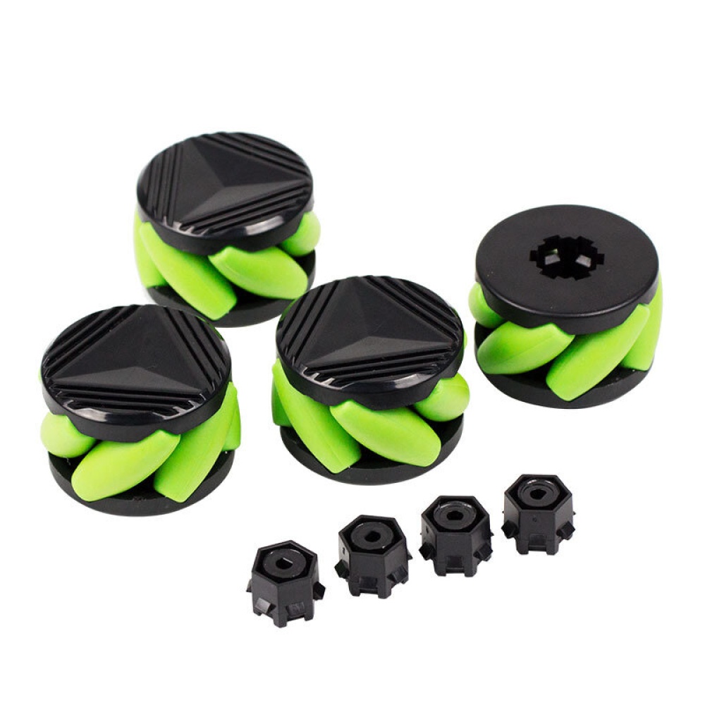 4Pcs 37mm Mini Mecanum Wheels+N2O Coupling for Omnidirectional Mobile Universal Wheel Robot N20 Motor - Image 2