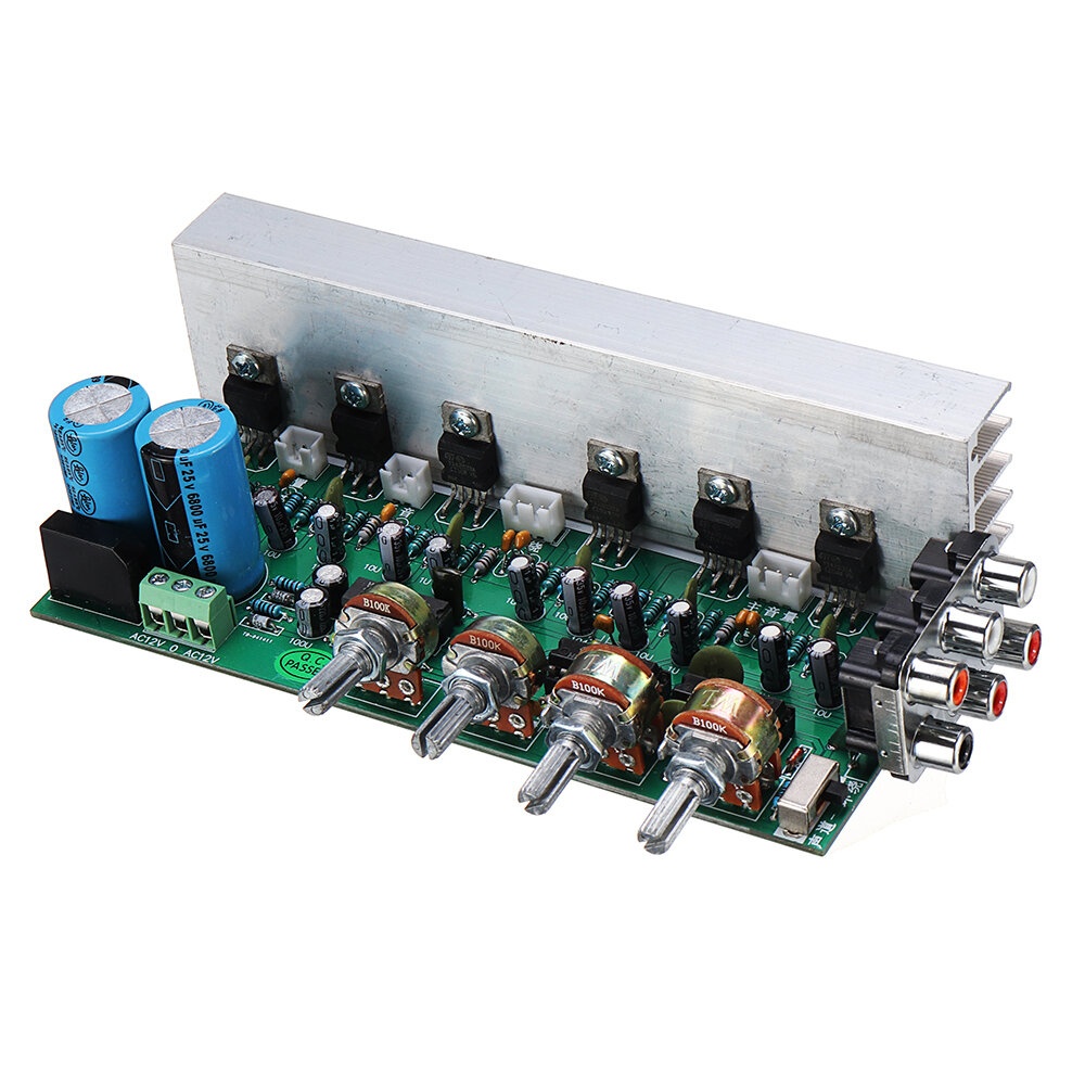 LM1875 5.1 Channel Audio Amplifier Board 6*18W 6 Channels Surround Center Subwoofer Power Amplifiers for Home Theater - Image 2