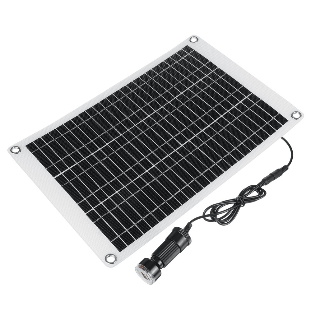 100W 12V ETFE Solar Panel Kit Phone Car Battery Charger System For Home Outdoor Camping - Image 2