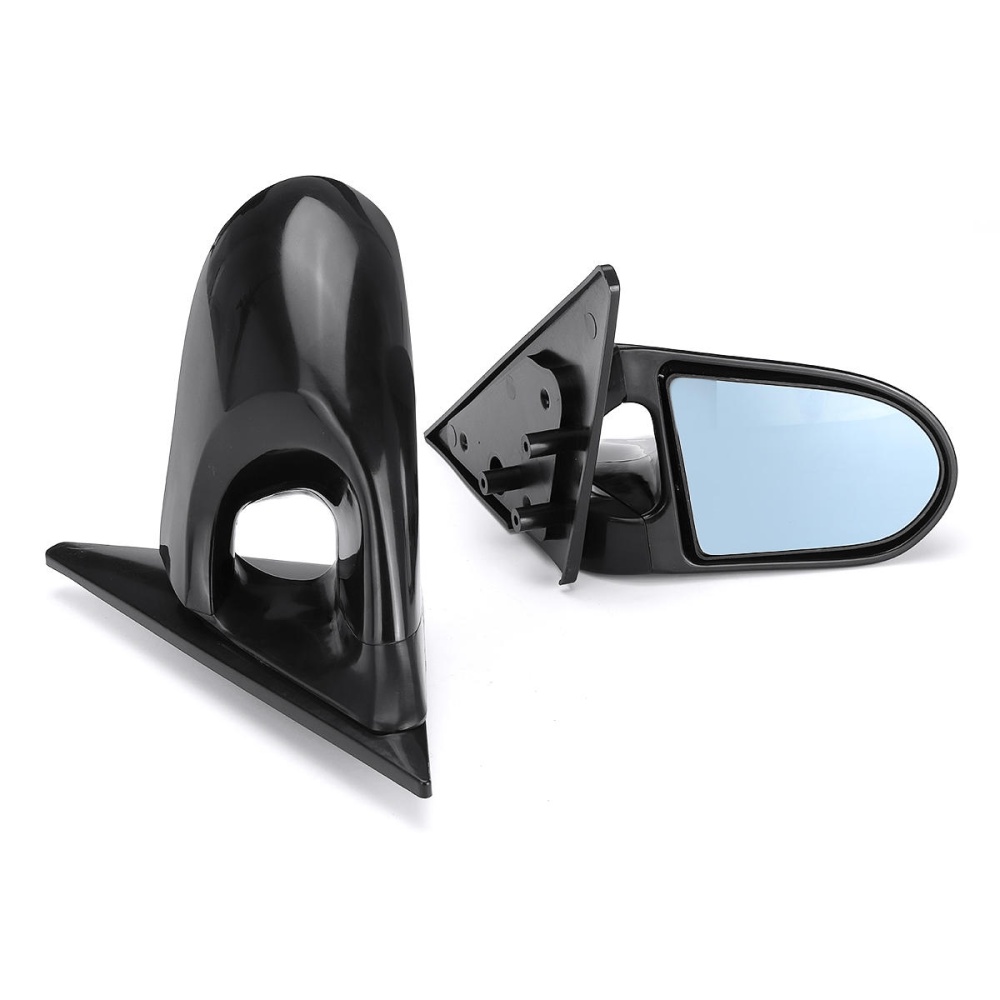 2Pcs Car 4Dr Manual Adjustable Spoon Style Side View Mirror EK For Honda Civic Sedan 1996-2000 - Image 2