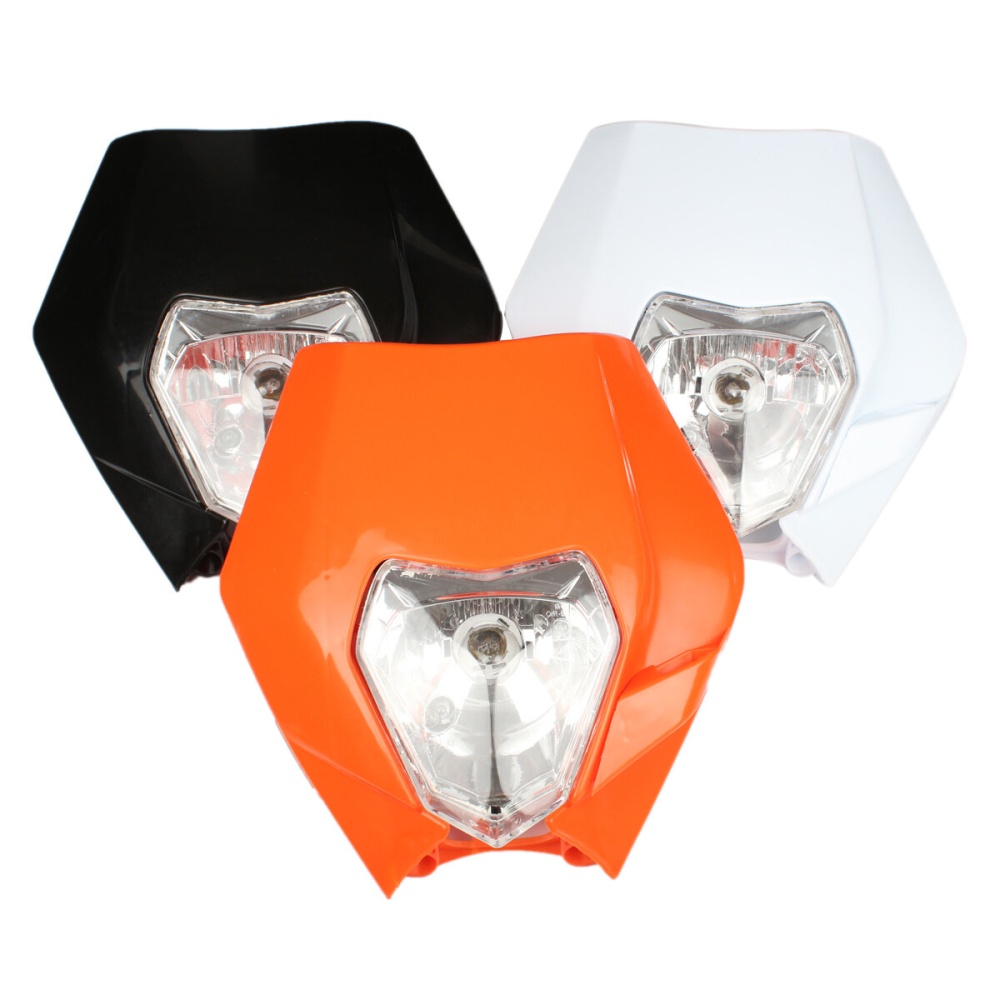 Amber Light Headlights Headlamp For EXC EXCF XCF XCW SXF SMR Enduro - White - Image 2