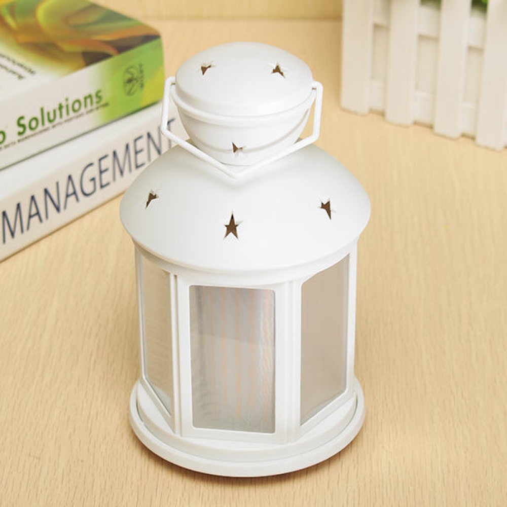 Portable RGB Colorful Lantern LED Table Light Battery Powered Flame-Shaped 3D decor Lamp - Image 2