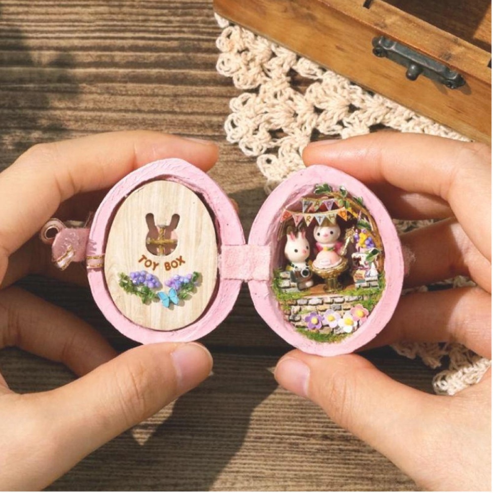 Family Activity Small Miniature DIY Doll House Handcraft Furniture Forest Birthday  Gift Decorations - 04 - Image 2