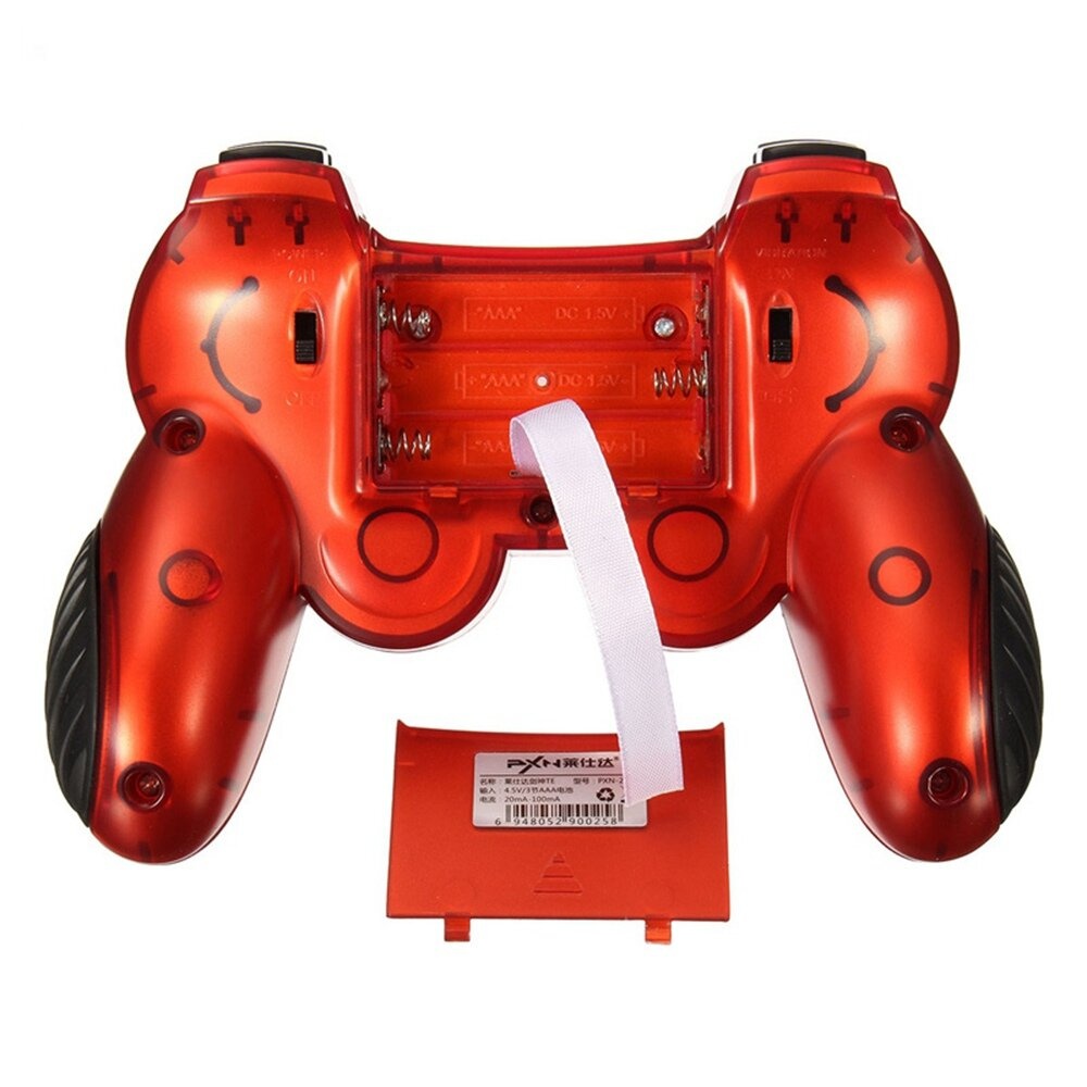 PXN PXN-2902 2.4G Wireless Game Controller for PS3 PC Computer Dual Vibration Gamepad for Android TV - Red - Image 2