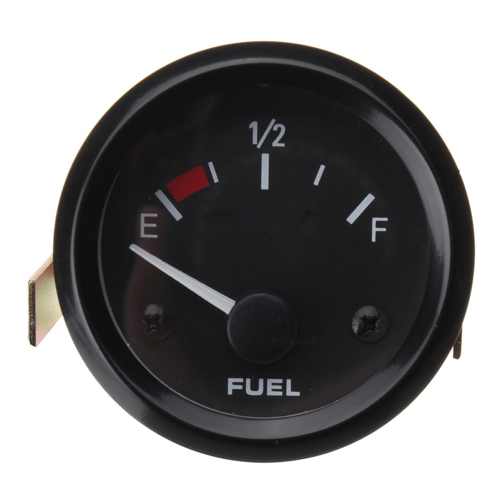 Universal 2inch 52mm Fuel Level Gauge Meter With Car Fuel Sensor E-1/2-F Pointer - Image 2