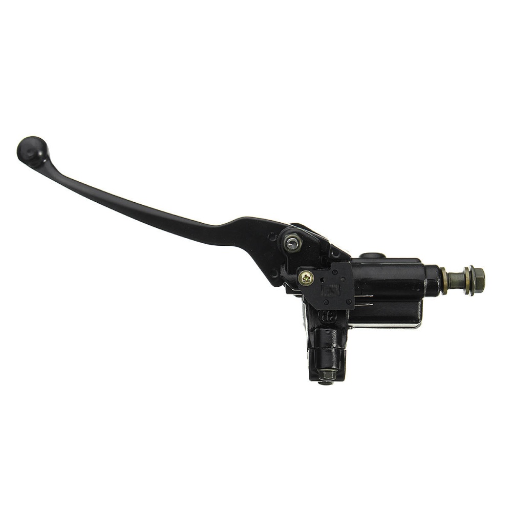 8mm Banjo Motorcycle Handlebar Hydraulic Brake Clutch Master Cylinder Lever Universal - Right - Image 2