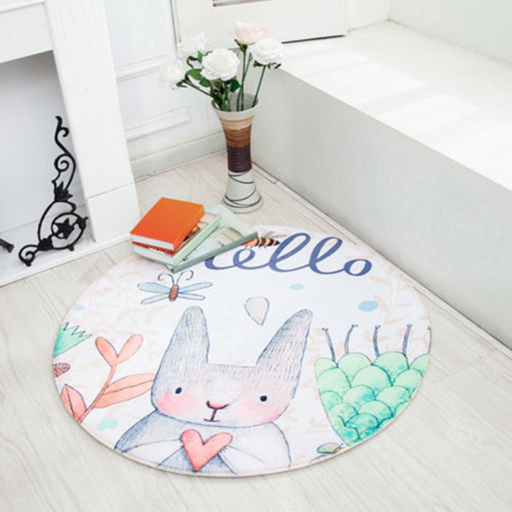 Soft Cotton Baby Kids Game Gym Activity Play Mat Crawling Blanket Floor Rug Baby Play Mat - Fox - Image 2