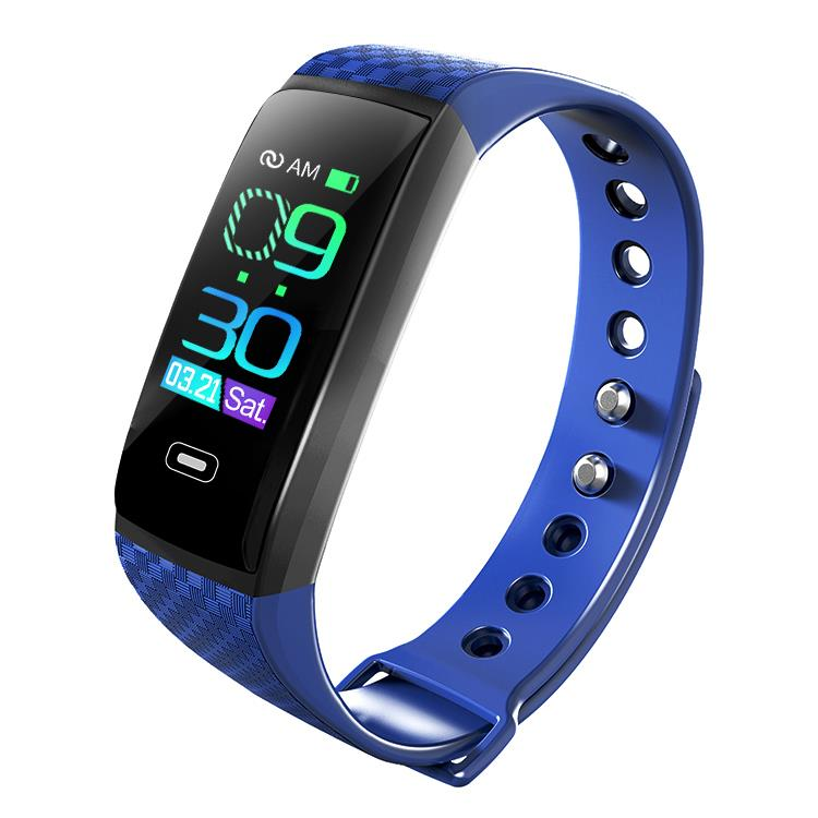 Bakeey CK17S 24-hour Heart Rate Sleep Monitor Sports Mode Brightness Control SMS View Smart Watch Band - Black - Image 2