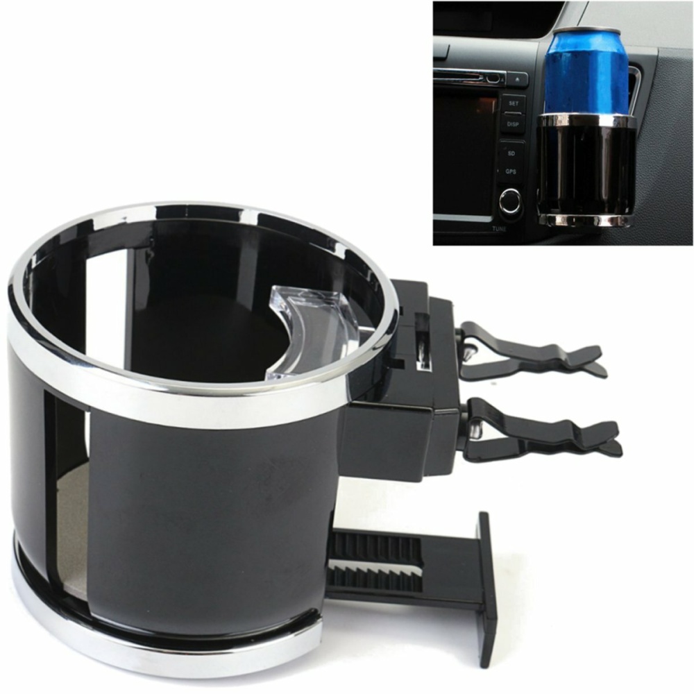 Universal Car Truck Air Vent w/ Clip On Cup Holder Stand Mount Water Bottle - Image 2