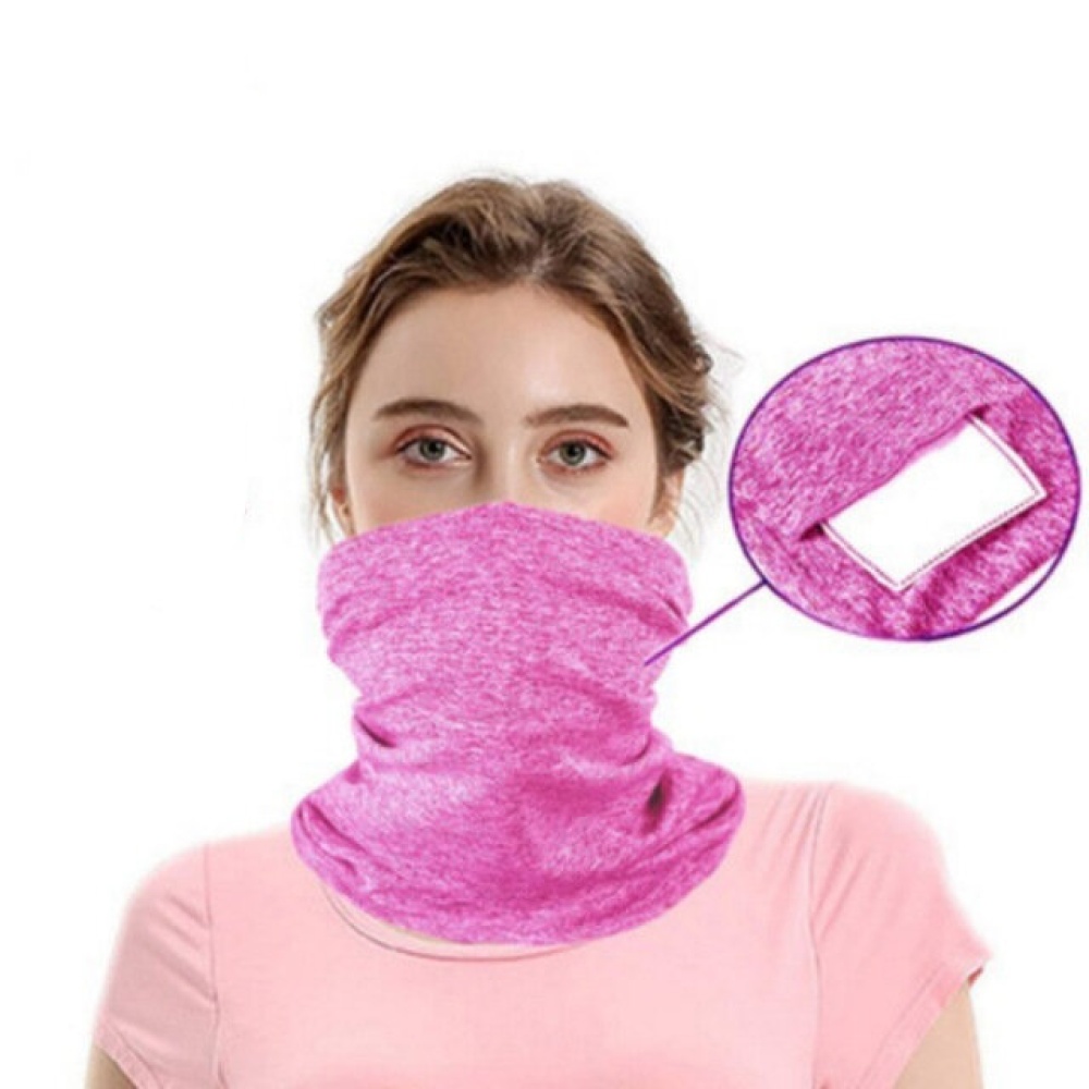 Kids Pink Head Face Neck Gaiter Tube Bandana Scarf Cover Carbon Filters For Motorcycle Racing Outdoor Sports - 03# - Image 2