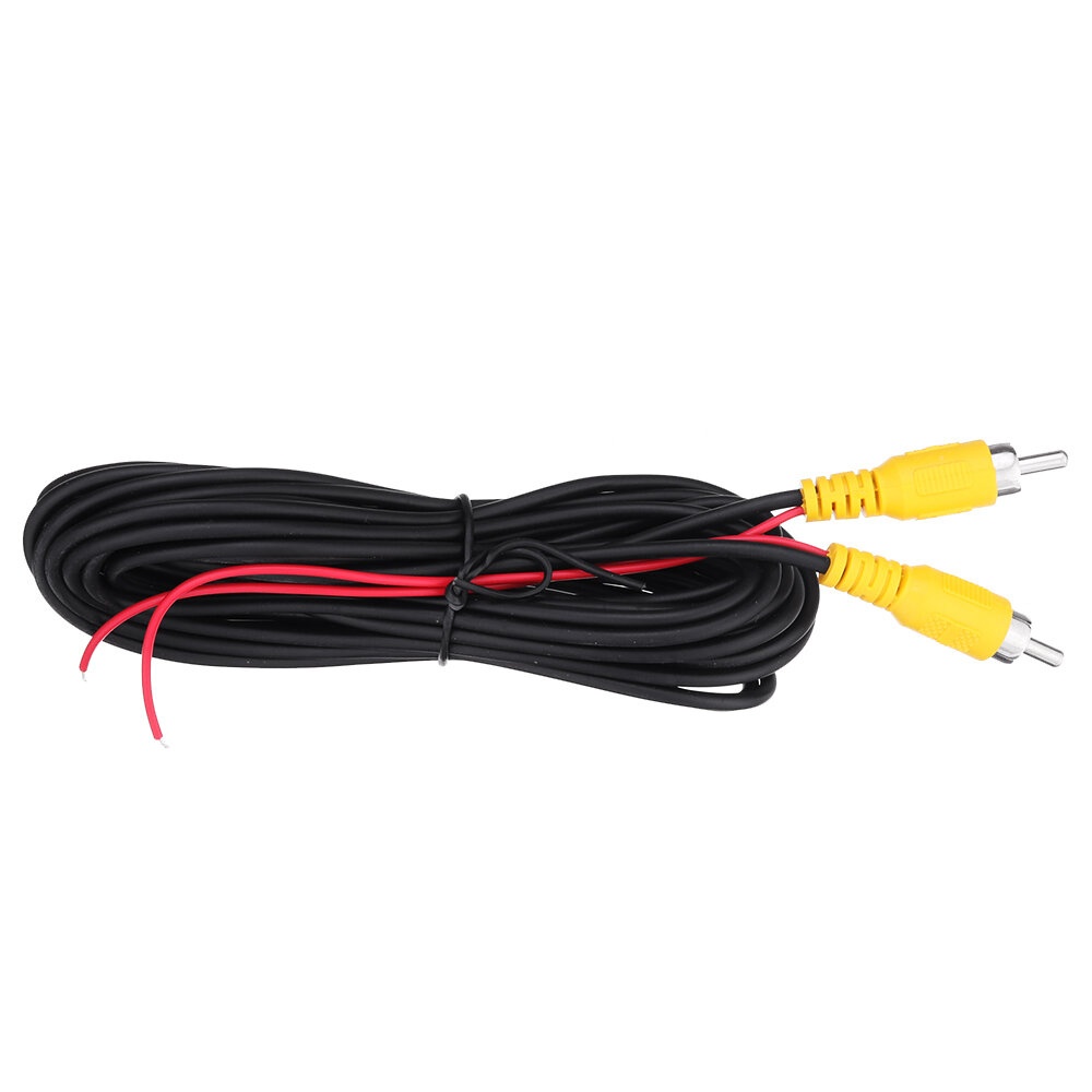 Universal 6M RCA Video Signal Cable with Detection Wire For Parking Rearview Reverse Camera Connecting To GPS Navigator Monitor - Image 2