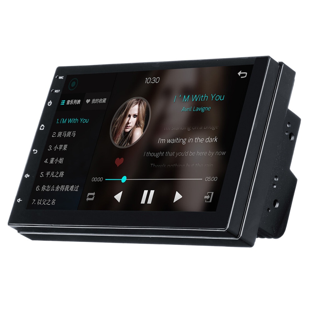 7 Inch for Android 8.0 Car Stereo Radio Quad Core 1+16G 2 DIN 2.5D MP5 Player WIFI FM Support Rear Carema - Image 2