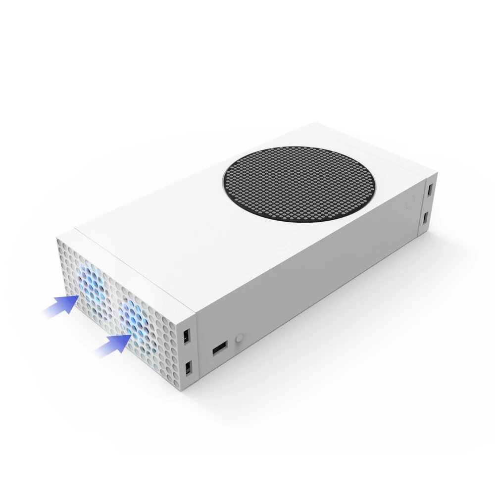 DOBE Cooling Fans Vertical Stand Holder with 3 Speed 2 USB Ports for Xbox Series S Game Console - Image 2