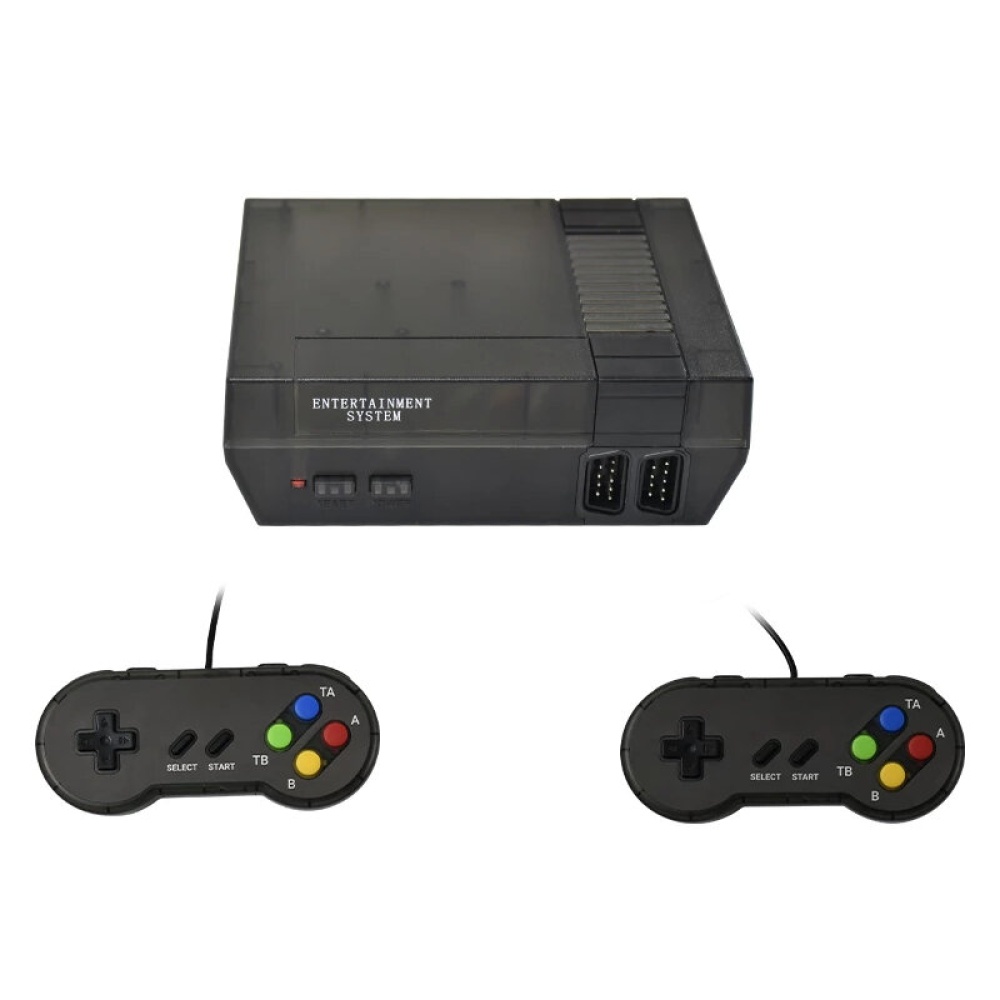 Powkiddy PK-01 8GB 2000 Games TV Game Console PS1 MAME CPS1 FC GBA SFC FBA MD 4K HD TV Player Retro Classic Gaming Player - Black