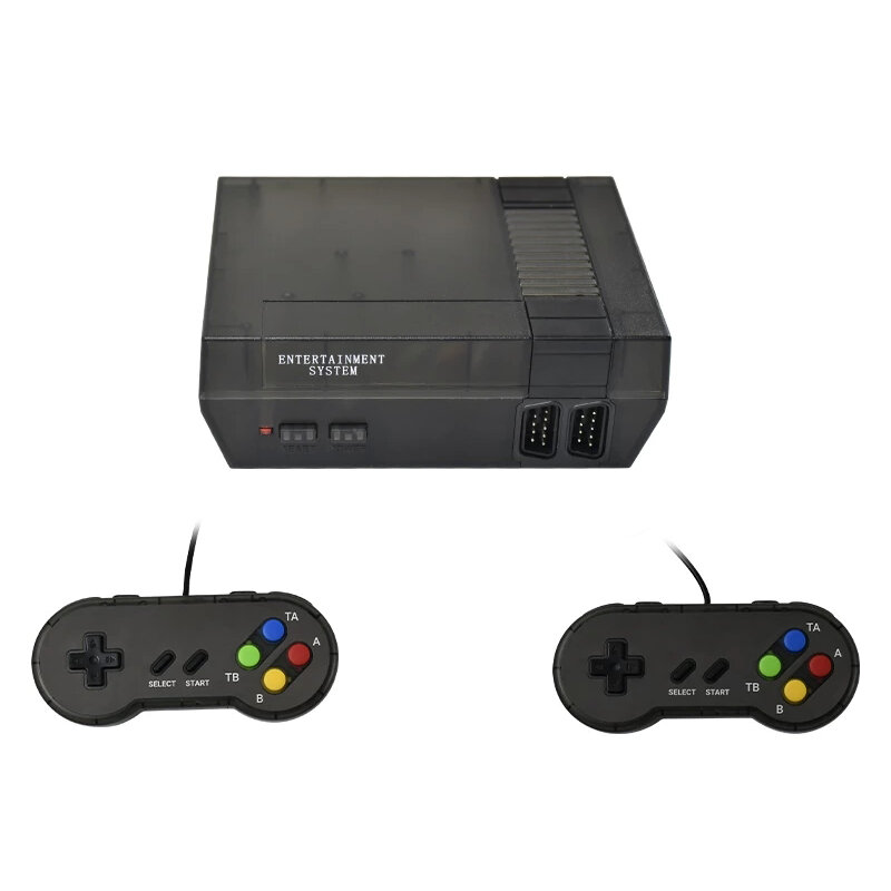 Powkiddy PK-01 8GB 2000 Games TV Game Console PS1 MAME CPS1 FC GBA SFC FBA MD 4K HD TV Player Retro Classic Gaming Player - Black