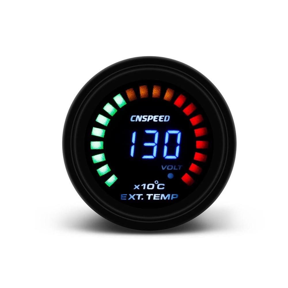 2 Inch 52mm Digital Turbo Boost/Water/Oil Temp/Pressure/Tachometer/EGT Monitor Racing Gauge - #6 - Image 2