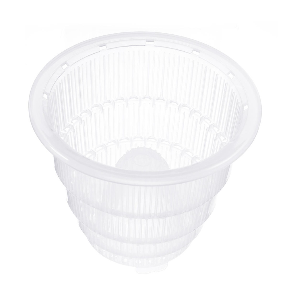 5/6/7 Inch PP Plastic Clear Flower Pot Orchid Planter Container Mesh Pot Home Decorations - 6 Inch - Image 2