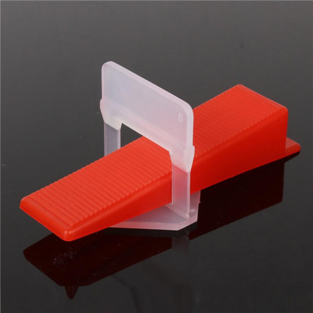 50Pcs Ceramic Tile Tiling Accessibility Spacer Clips/Wedges Plastic - #2 - Image 2