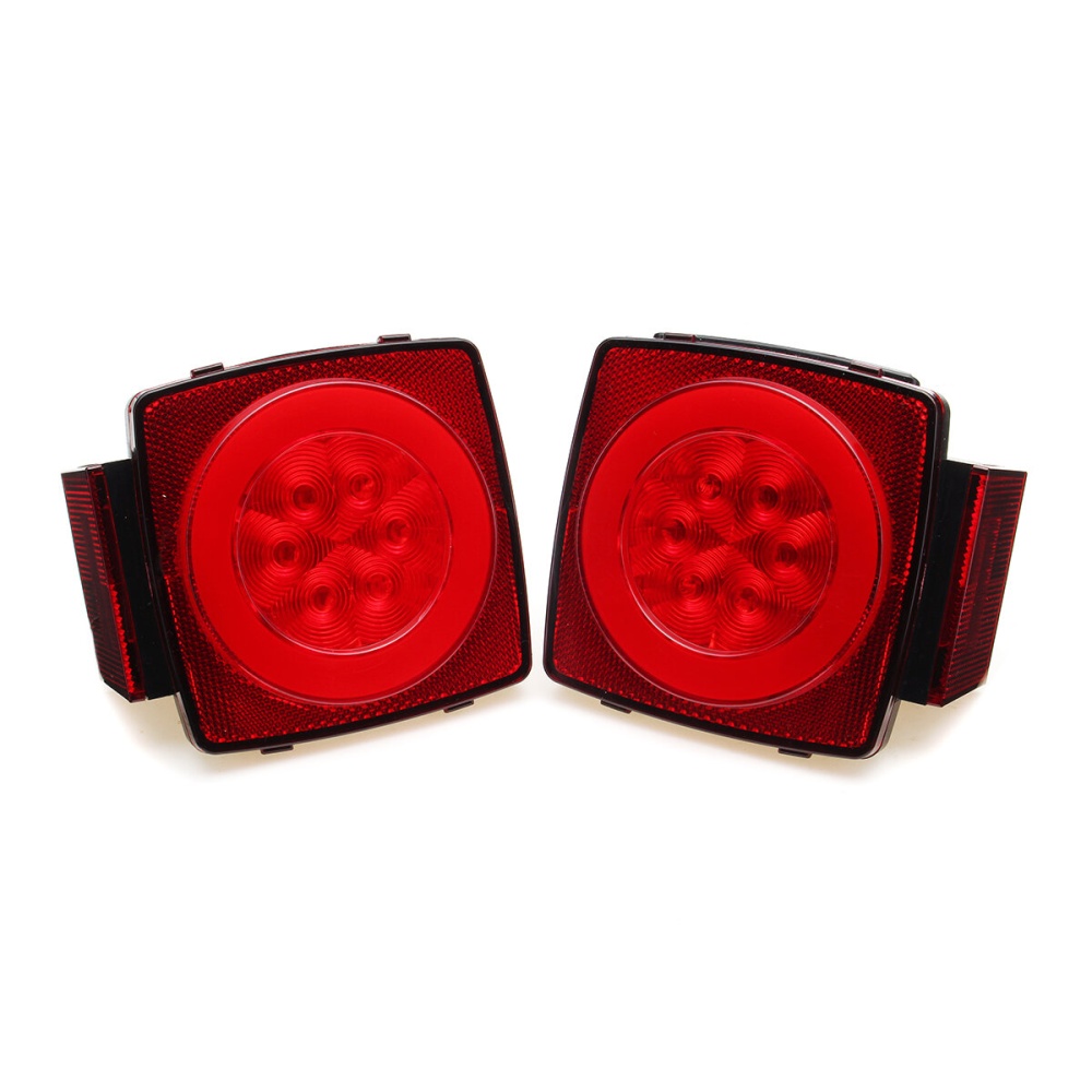 Tail Lights Kit Stop Turn Tail Marker Side Lamps With Bracket Harness For Truck Trailer - Image 2