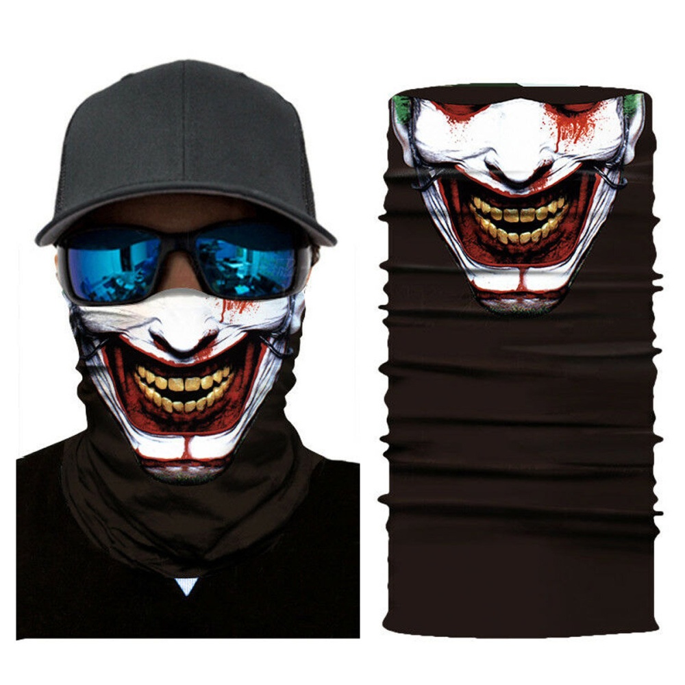 Outdoor 3D Face Neck Warmer Mask Scarf Biker Neck Warmer Sunscreen Headband Cap - 2 - Image 2