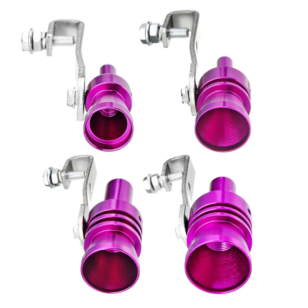 Purple Aluminum Turbo Sound Whistle Exhaust Muffler Simulator Pipe Blow-Off Valve S/M/L/XL - S - Image 2