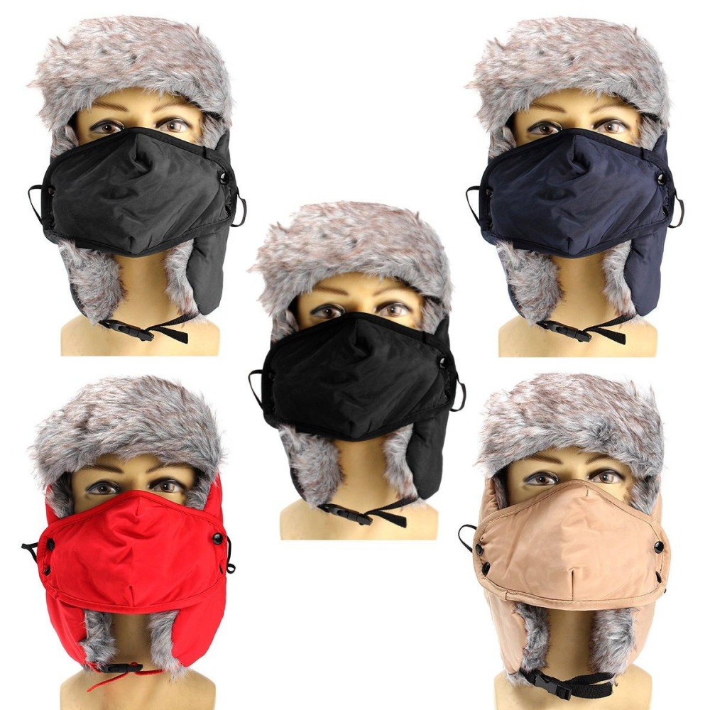 Motorcycle Full Face Mask Cap Cover Windproof Outdoor Guard Winter Ski Protector - Black - Image 2