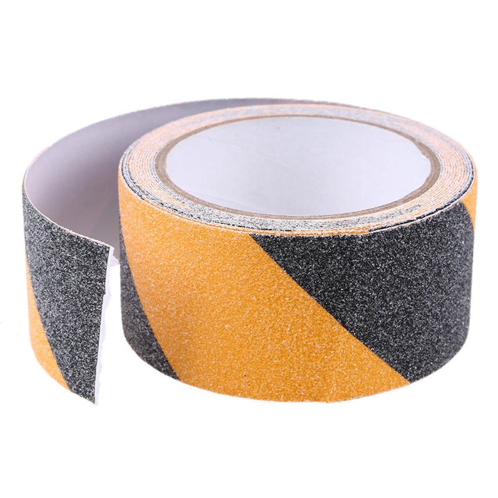 KC-85 Safety PVC Non Skid Tape Frosted Floor Tape Roll High Grip Anti Slip Adhesive Stickers - Grey - Image 2