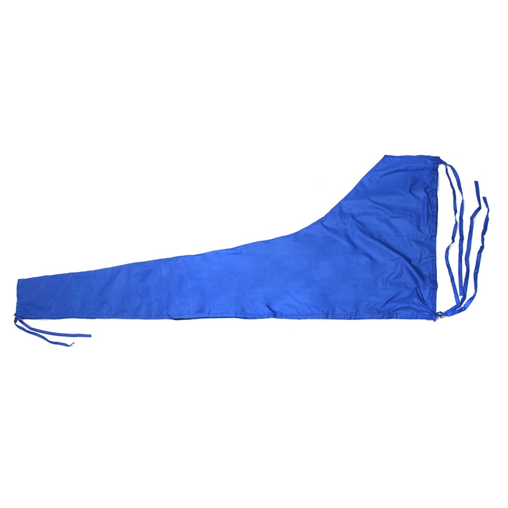 10-11ft 3.5m 420D Sail Cover Mainsail Maine Boom Cover Waterproof Fabric Blue - Image 2