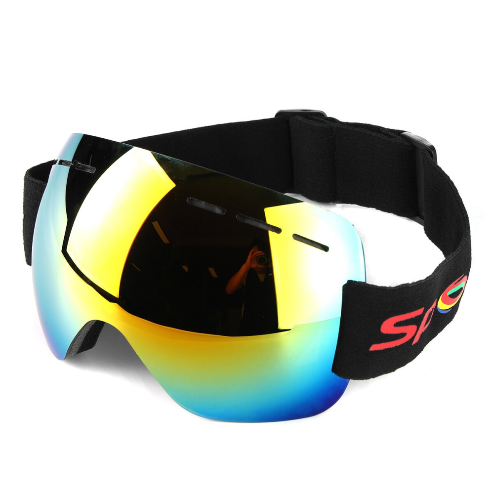 Motorcycle Goggles Anti-fog UV Skiing Snowboard Racing Sunglasses Snow Mirror Glasses - Blue