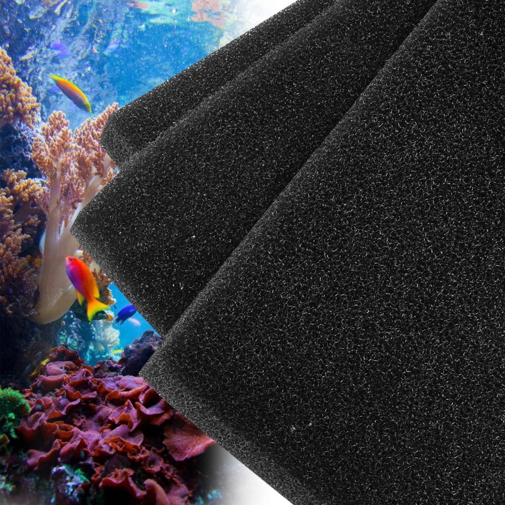 Black Aquarium Fish Tank Pond Sponge Biochemical Cotton Filter Cleaning Sponge - 2#