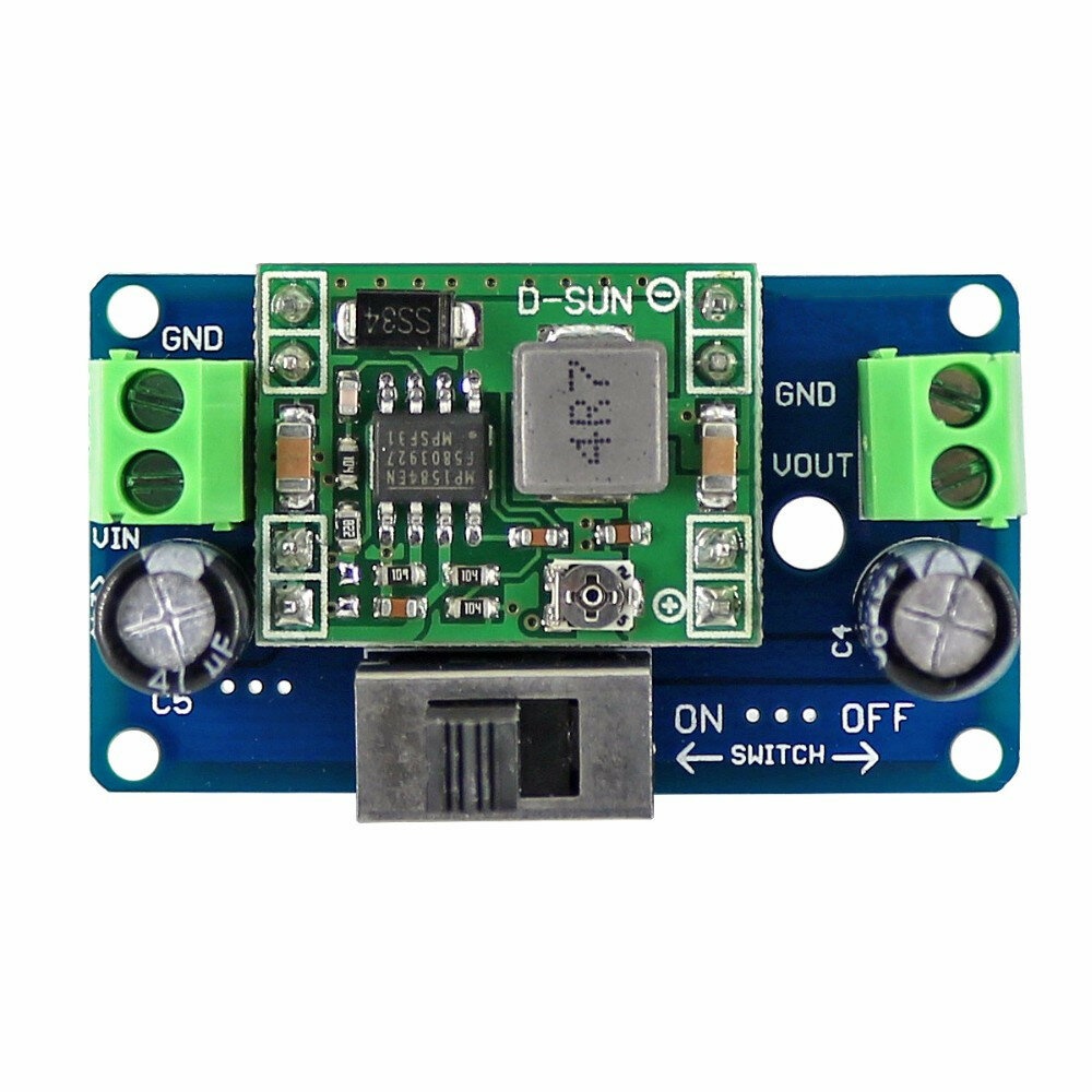 5pcs MP1584 5V Buck Converter 7-30V Adjustable Step Down Regulator Module with Switch OPEN-SMART for Arduino - products that work with official for A - Image 2