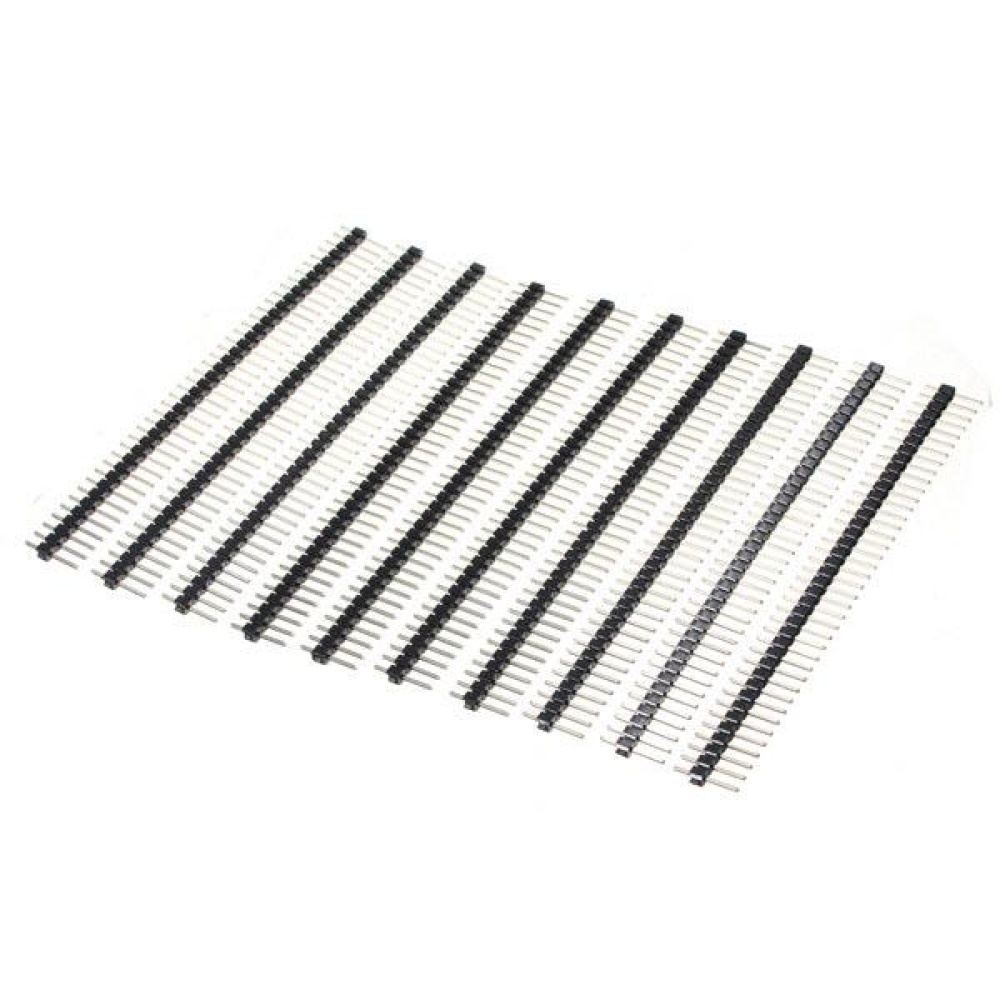 100 Pcs 40 Pin 2.54mm Single Row Male Pin Header Strip For Prototype Shield DIY - Image 2