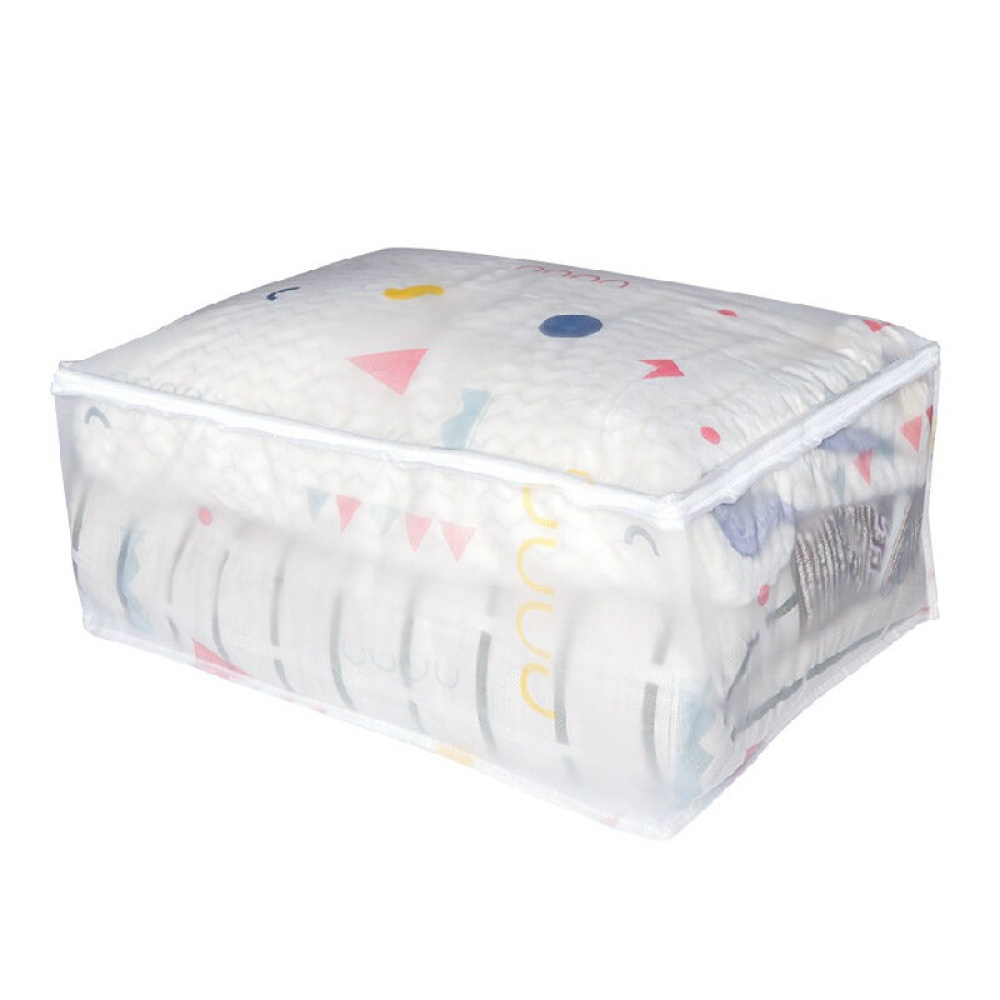 Quilt storage bag sorting bag clothes packing bag waterproof - Translucent - Image 2