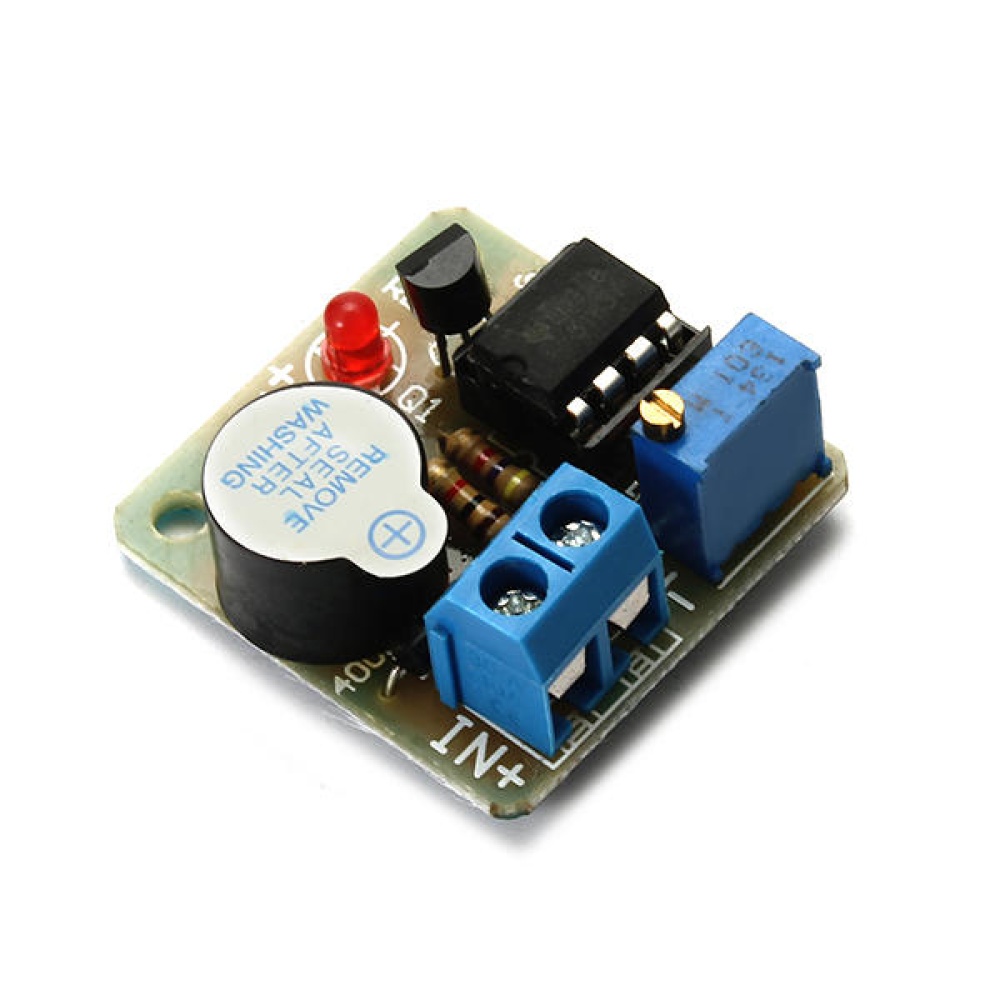 10Pcs 9V 12V Battery Sound and Light Alarm Protection Module Against Over-discharge Board - Image 2