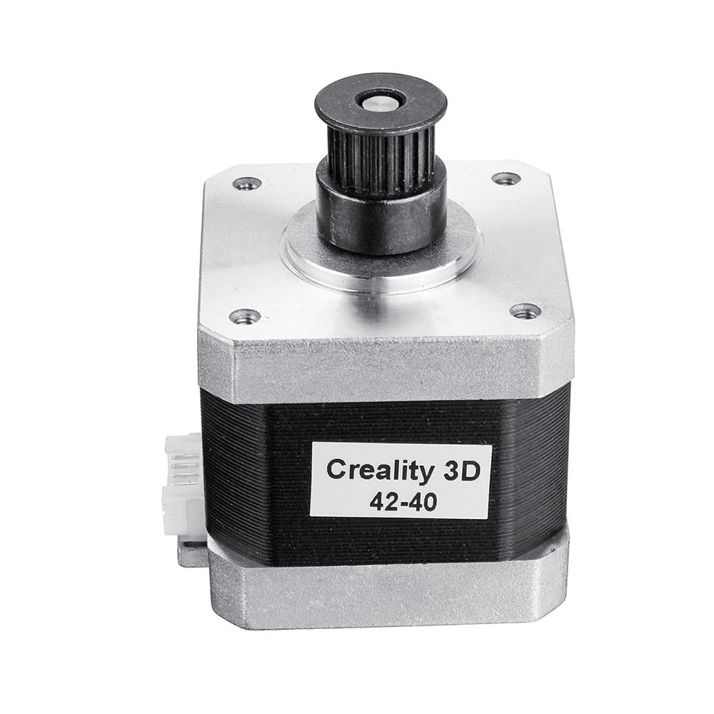 Creality 3D® Two Phase 42-40 RepRap 42mm Stepper Motor + 2GT-20 Teeth Aluminum Timing Pulley Wheel Kit For CR-10S Pro/CR-X 3D Printer Y Axis Part - Image 2