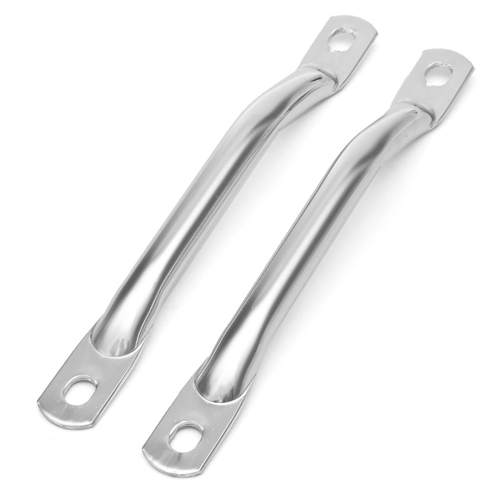Cafe Race Retro Rear Side Seat Handrail Univesal For Hole Distance 20.5-22mm - Chrome