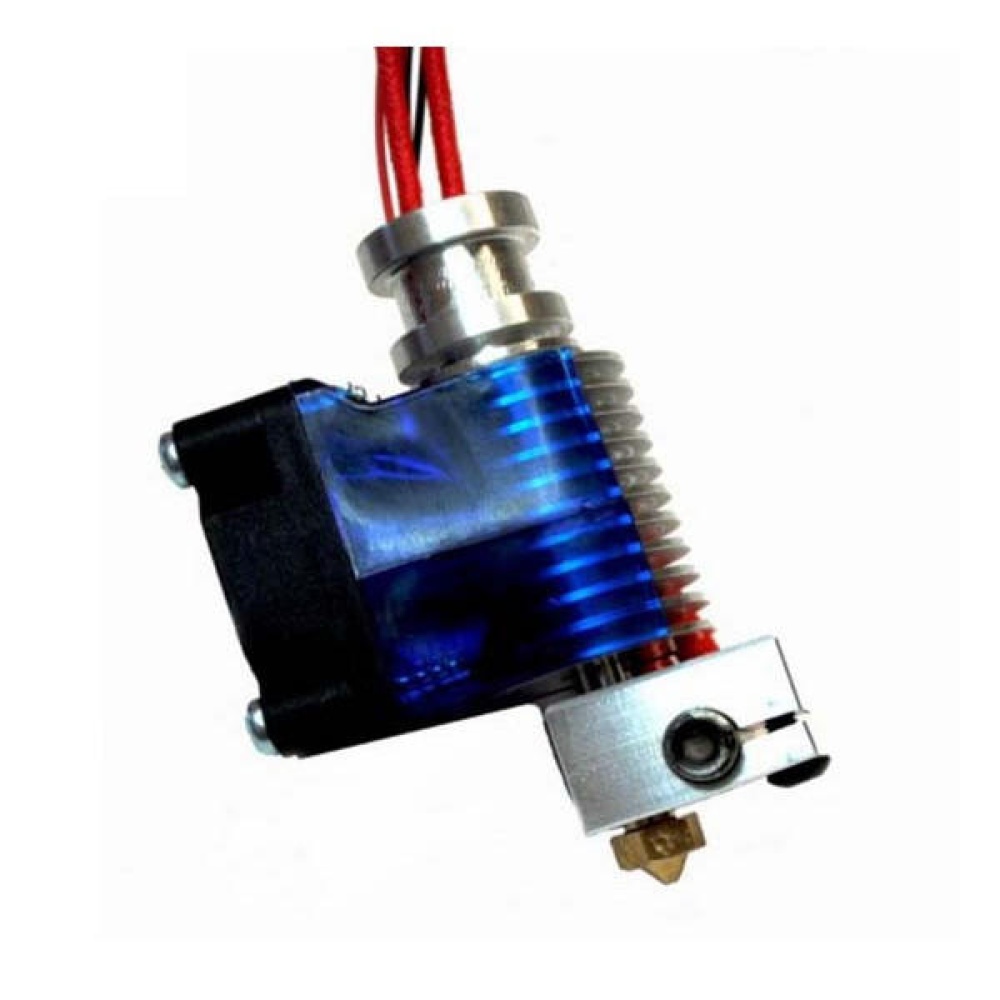 Geekcreit® 0.3mm Metal 3D Printer Extrusion Head Extruder Nozzle With Fan - Short 1.75mm filament