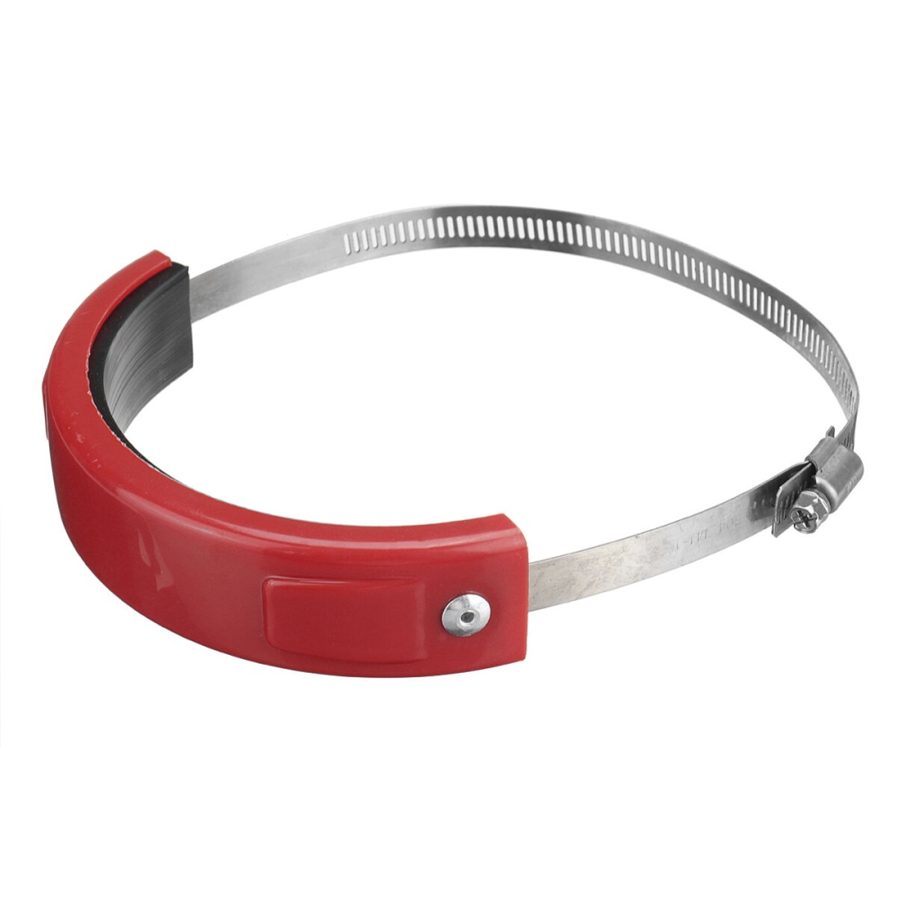 Motorcycle Exhaust Silencer Tube Heat Shield Protector Adjust 10cm-14cm - Green