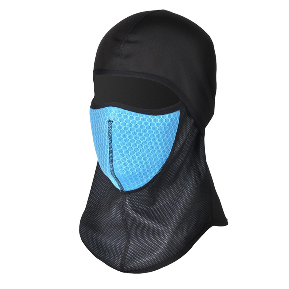 Outdoor Motorcycle Full Face Mask Bike Ski Fishing Winter Neck Warm Windproof - Blue - Image 2