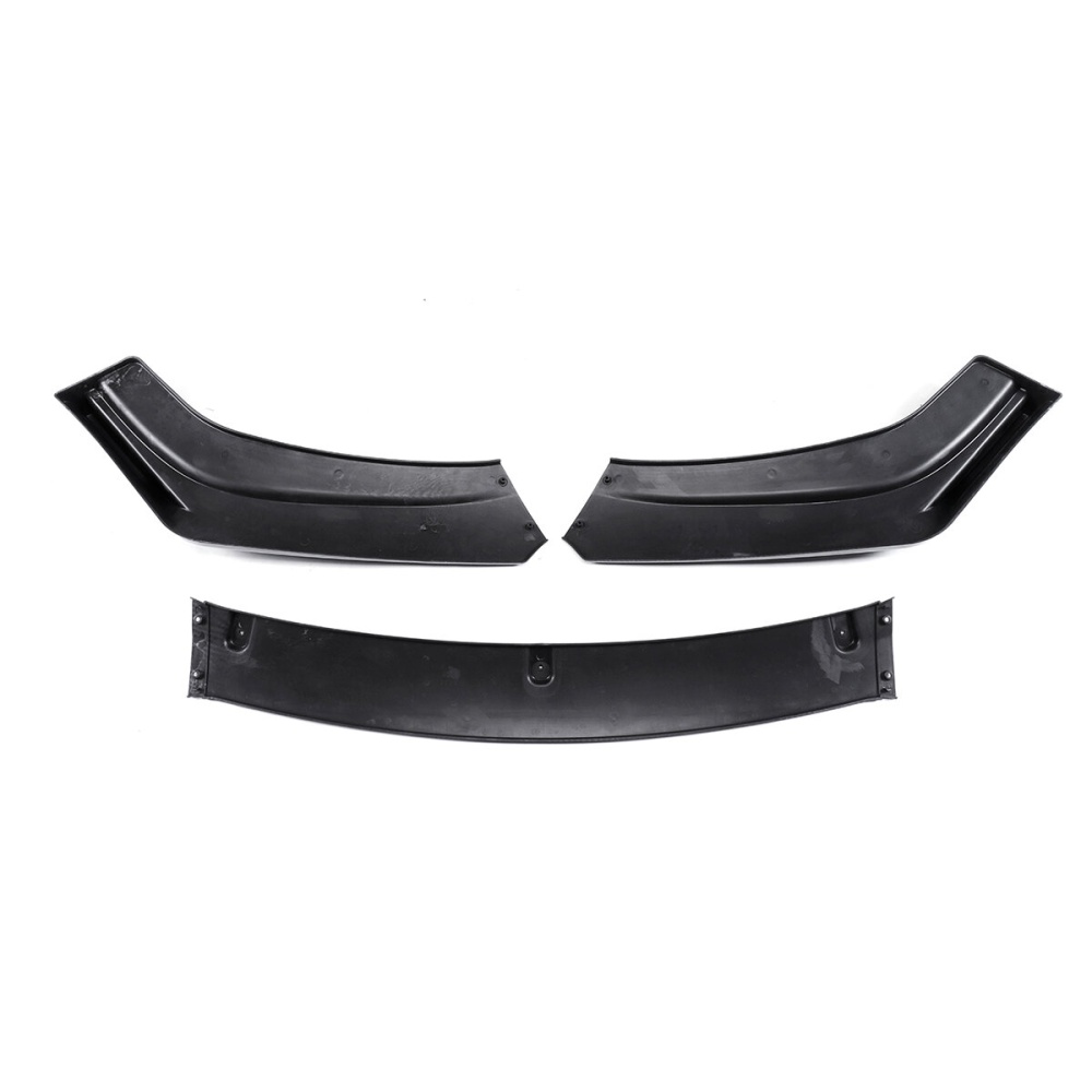 3Pcs Front Bumper Lip Body Spoiler Kit Carbon Fiber Style For Honda Civic Sedan 2016-2018 - Image 2