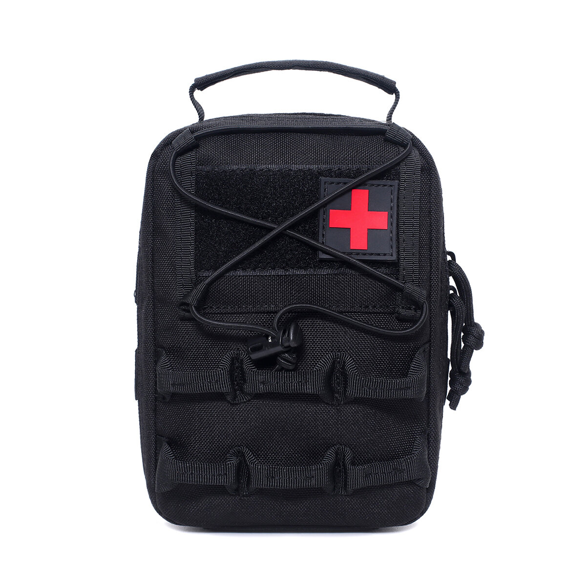 First Aid Bag 1000D Medical Kit Bag Molle Medical Outdoor Emergency - Black - Image 2