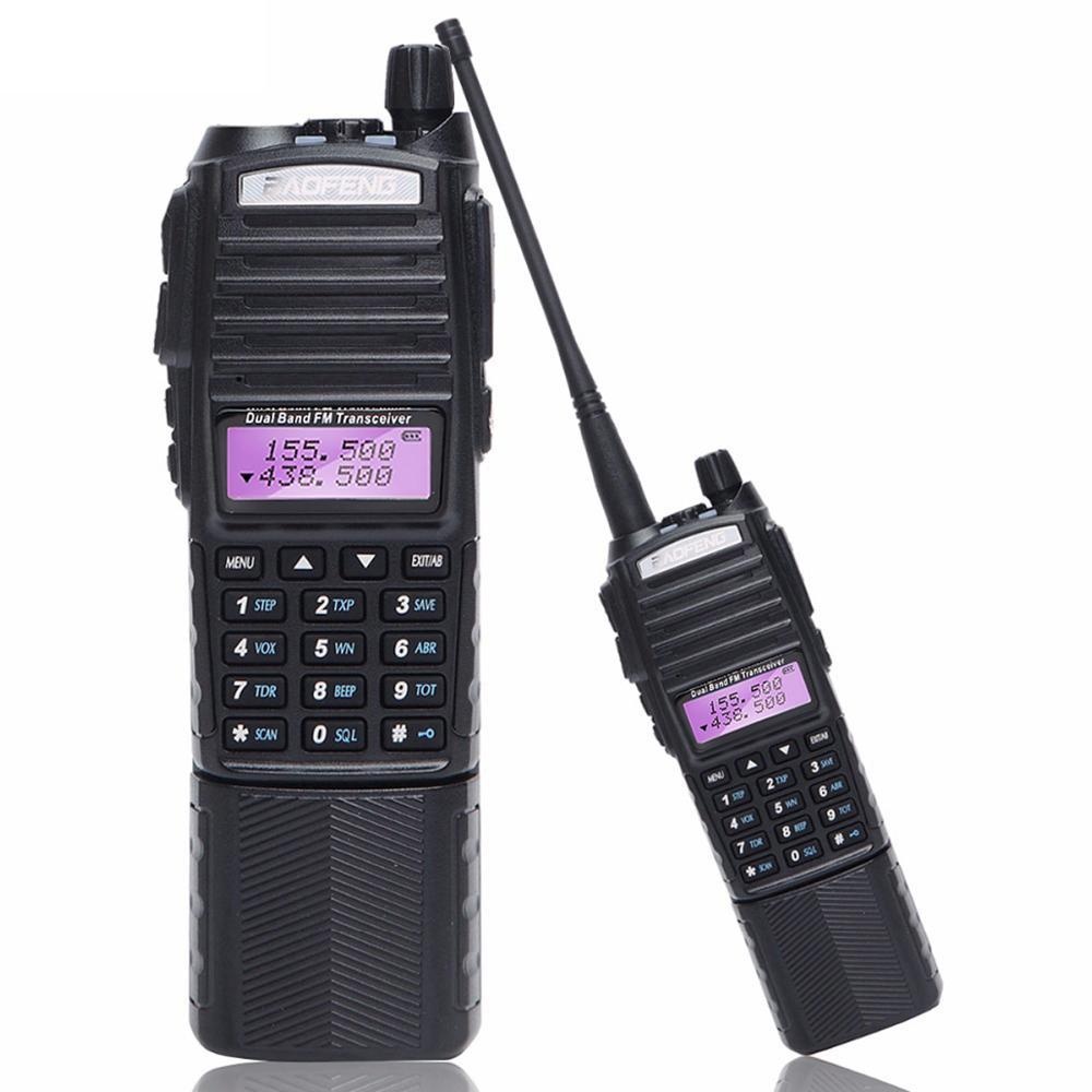 BaoFeng UV-82 VHF UHF Amatuer Two Way Radio Portable Dual Band Walkie Talkie Ham - EU Plug