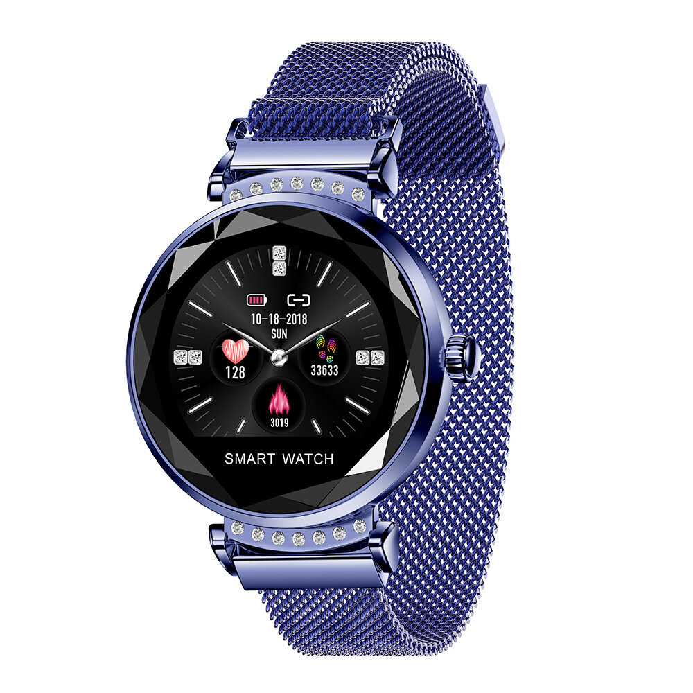Bakeey H2 3D Dial Case UI Display Women Bracelet Watch Heart Rate Blood Pressure Monitor Smart Watch - Blue - Image 2