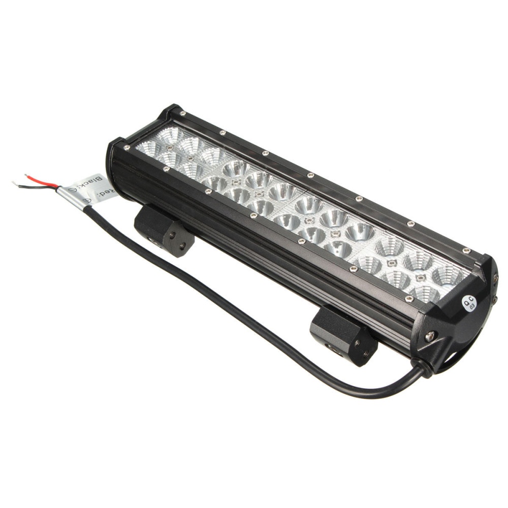 12Inch 72W LED Work Light Bar Spot Flood Combo Beam 6000K for Off Road 4X4 ATV 4WD UTE - Image 2