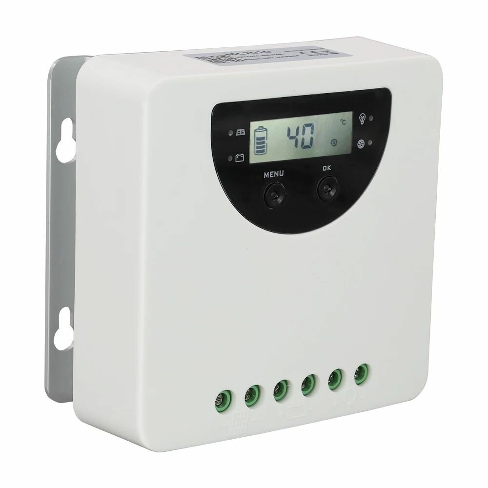 PowMr MPPT 20A 40A Solar Charger Controller 12/24V Intelligent Smart Solar Panel Battery Charger Auto Control Regulator Bluetooth - CYBER-BT